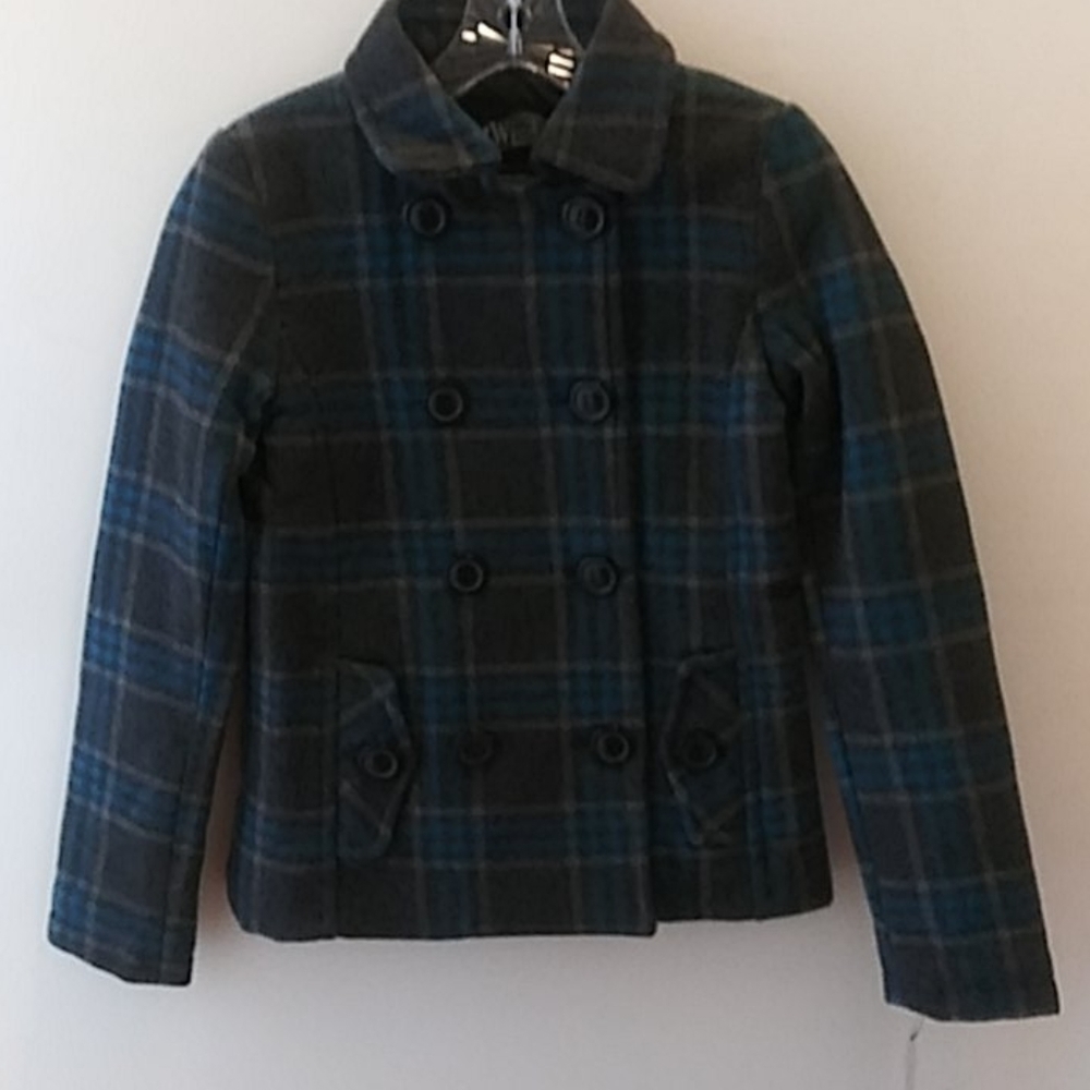 Wool Blend Girls Double Breasted Dress Coat Size 6 - Picture 2 of 15